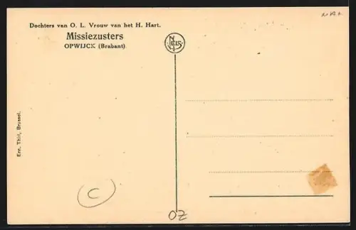 AK Opwijck, Missiestatie van Oba-Oba