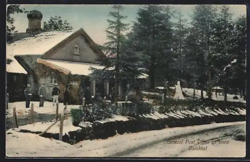 AK Ranikhet, General Post Office in snow