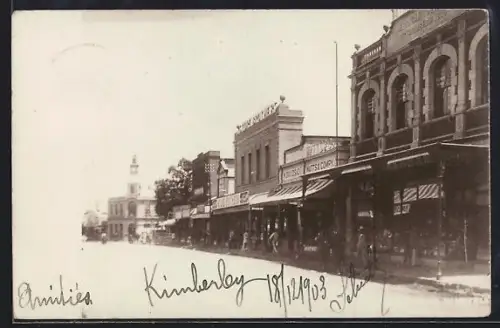 Foto-AK Kimberley, Watts & Compy, Street View