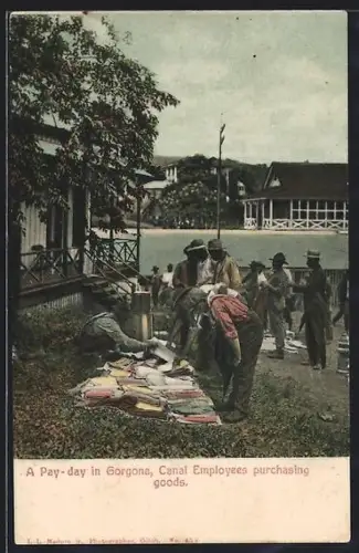 AK Gorgona, A Pay-day, Canal Employees purchasing goods