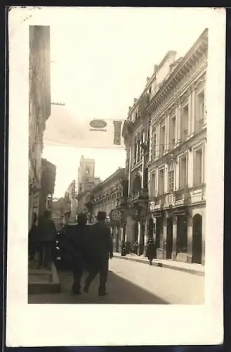 Foto-AK Quito, Una Calle, Bacahnos, Ford