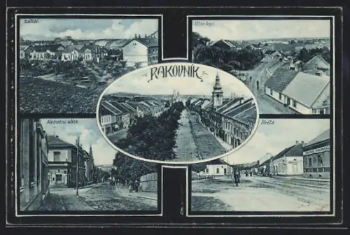 AK Rakovnik, Kreta, Ulice legu, Nadrazni ulice