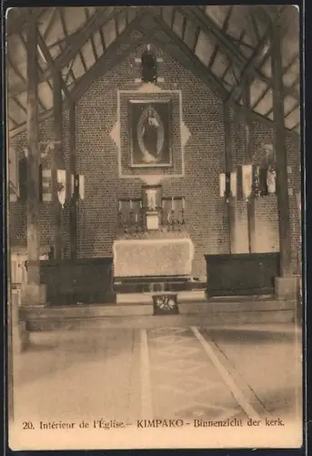 AK Kimpako, Intérieur de l`Église