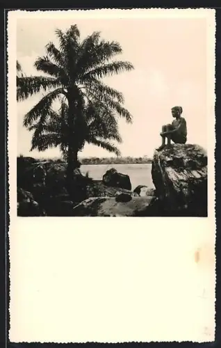 AK Banzyville, Vue sur l`Ubangi