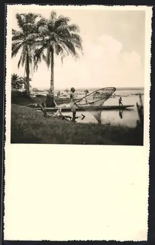 AK Banzyville, Pêcheries sur l`Ubangi