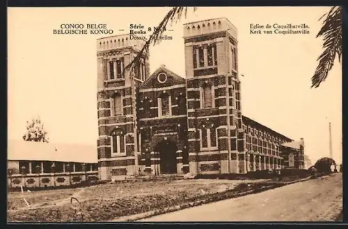 AK Coquilhatville, Eglise, Ansicht der Kirche