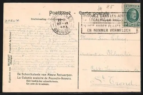 AK Nouvelle-Anvers, La Colonie scolaire