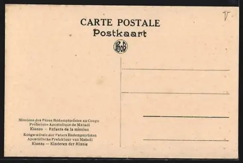 AK Kionzo, Enfants de la mission