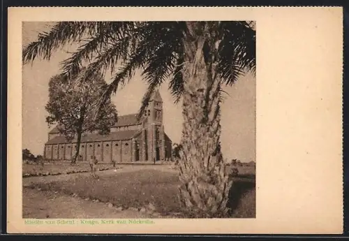 AK Kongo-Zaire, Missions de Scheut, Eglise de Ndekesha, Kasai, Kirche einer Mission