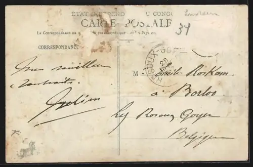 AK Banana, La Rive du Congo à marée basse