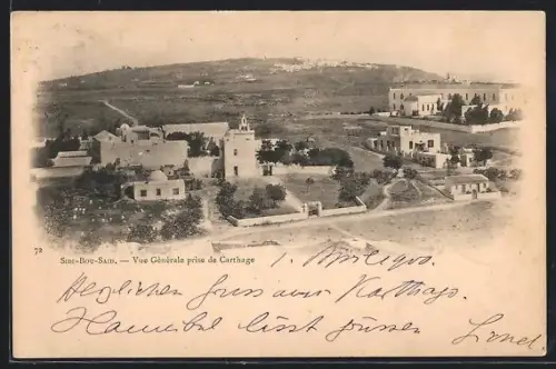 AK Sidi-Bou-Said, Vue générale de Carthage