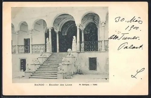 AK Tunis, Bardo, Escalier des Lions