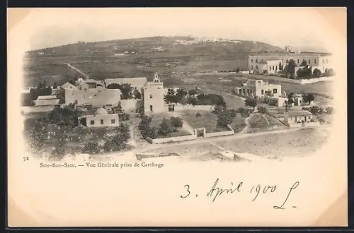 AK Sidi-Bou-Said, Vue générale prise de Carthage