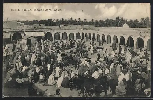AK Tunisie, Marché dans l`oasis