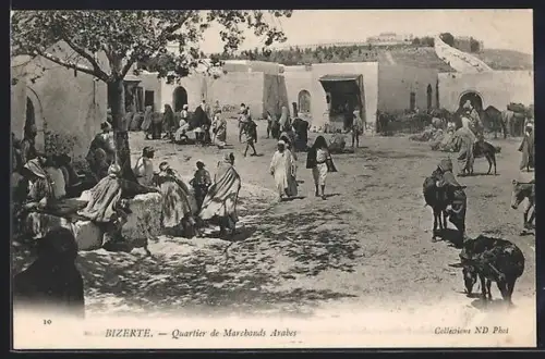 AK Bizerte, Quartier de Marchands Arabes