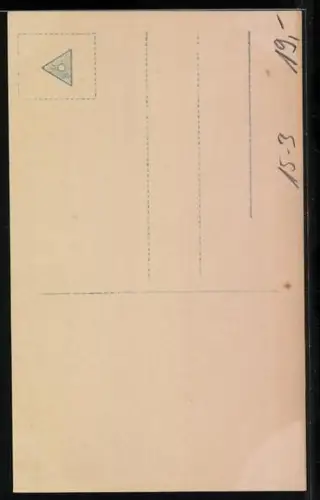 AK Fliegerhauptmann Boelcke - seitliches Porträt