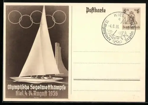 AK Kiel, Olympische Segelwettkämpfe, August 1936 15+10