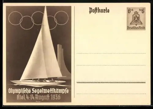 AK Kiel, Olympische Segelwettkämpfe, August 1936 15+10