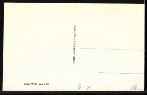 AK Aflenz, Strassenpartie mit Passanten