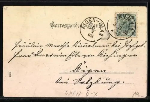 AK Wien, K. k. Tabakfabrik in der Thaliastrasse