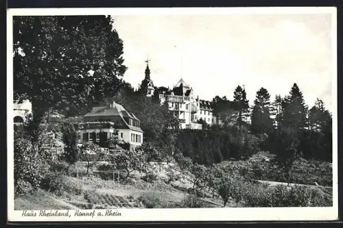 AK Honnef a. Rhein, Haus Rheinland