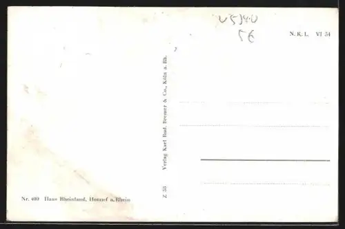 AK Honnef a. Rhein, Haus Rheinland