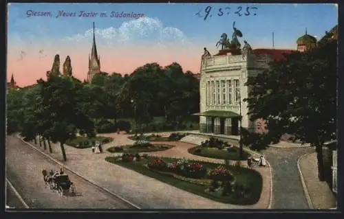 AK Giessen, Neues Theater m. Südanlage