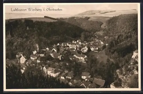 AK Wirsberg i. Oberfranken, Ortsansicht im Tal