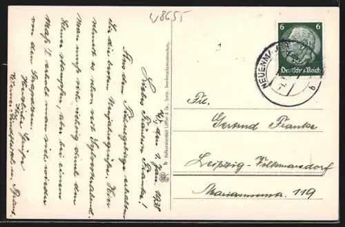 AK Wirsberg i. Oberfranken, Ortsansicht im Tal