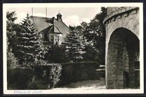 AK Friesack /Mark, Partie am Mühlengraben