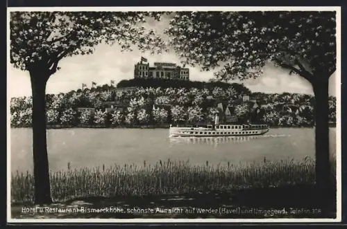 AK Werder /Havel, Hotel und Restaurant Bismarckhöhe