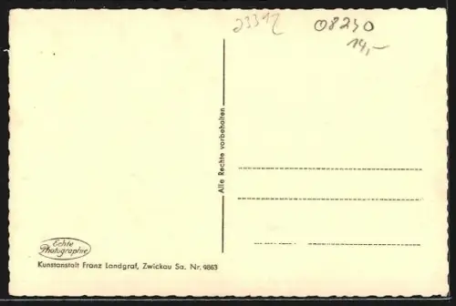 AK Dippoldiswalde, Partie am Schloss