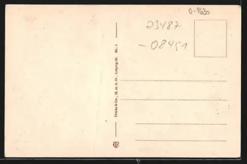 AK Crimmitschau i. Sa., Blick auf den Ort