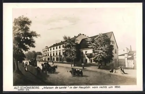 AK Alt-Schöneberg, Maison de santé in der Hauptstrasse, Ansicht um 1890
