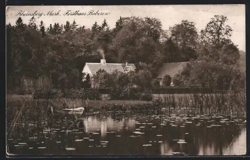 AK Rheinsberg /Mark, Forsthaus Boberon