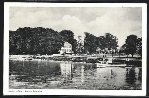 AK Frankfurt-Oberrad, Gasthof Historische Gerbermühle, Inh. M. Metzger
