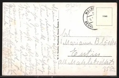 AK Walbeck / Neuhaldensleben, Dom-Ruine, erbaut ums Jahr 930