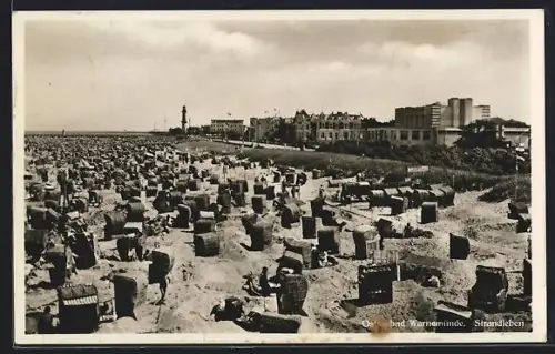 AK Warnemünde, Strandleben