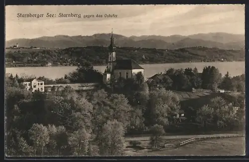 AK Starnberg, Starnberger See gegen das Ostufer