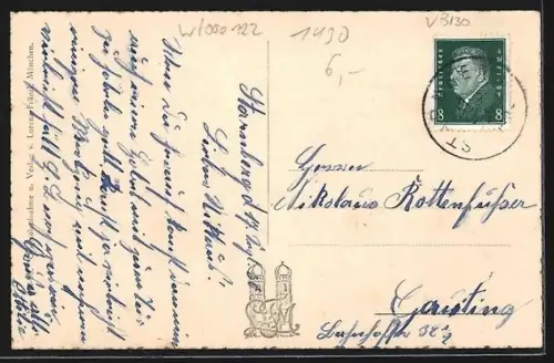 AK Starnberg, Starnberger See gegen das Ostufer