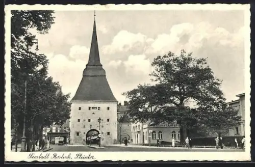 AK Rostock, Blick zum Steintor