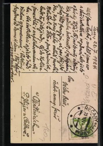 AK Trnávka u Cechach, Vnitrek kostela, Skola, Fara