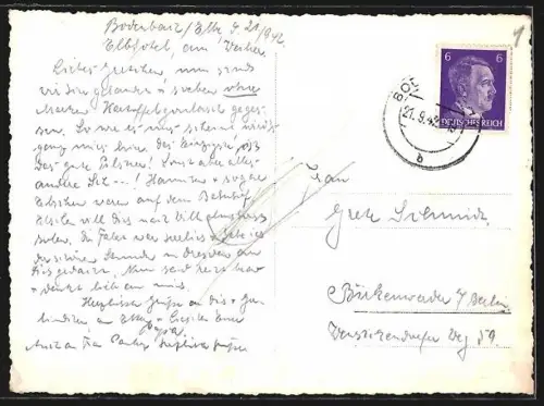 AK Tetschen a. Elbe, Schloss mit Brücke