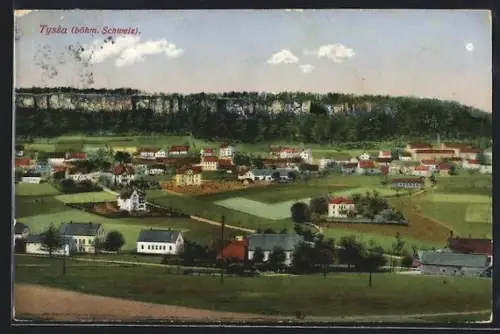 AK Tyssa /Böhm. Schweiz, Panorama