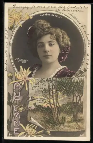 Foto-AK Atelier Reutlinger, Paris: Porträt von Carrère Xanroff