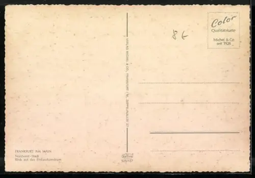 AK Frankfurt am Main, Nordwest-Stadt, Blick auf das Einkaufszentrum