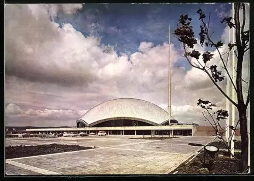 AK Frankfurt-Höchst, Jahrhunderthalle der Farbwerke Hoechst A-G