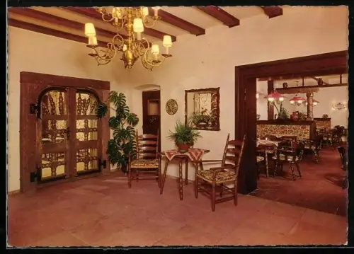 AK Hannover, Hotel-Restaurant Georgenhof, Herrenhäuser-Kirchweg 20, Innenansicht
