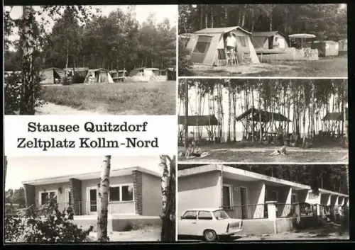 AK Kollm-Nord, Stausee Quitzdorf, Zeltplatz Kollm-Nord, Bungalows, Gemeinschaftsanlagen