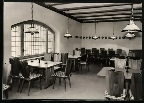 AK Bergen /Rügen, HO-Rugard-Gaststätte, Bauernstube